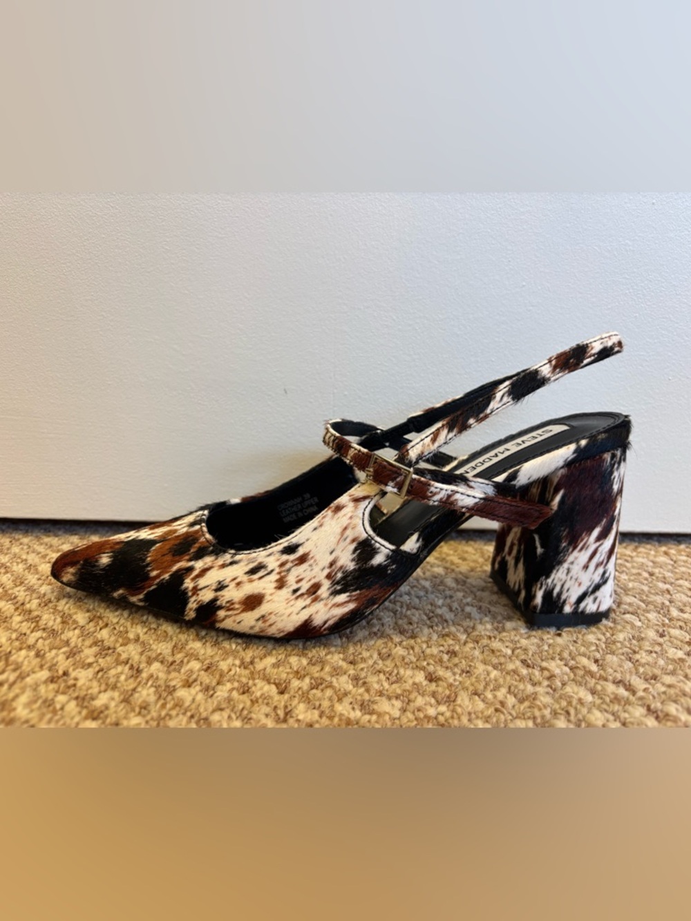 NEW STEVE MADDEN Slingback, Size 39, Never Worn